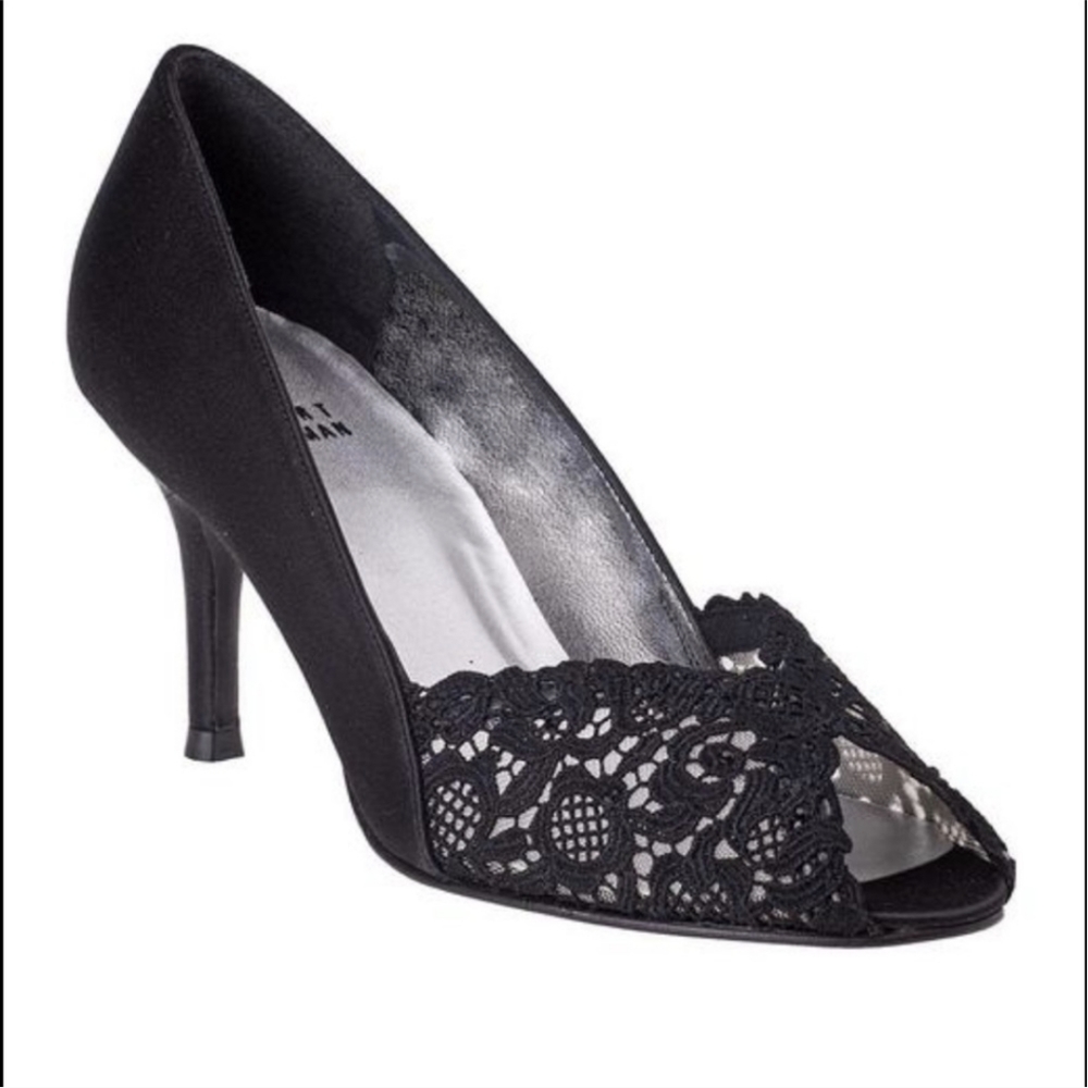 Stuart Weitzman Chantelle Satin Heels
